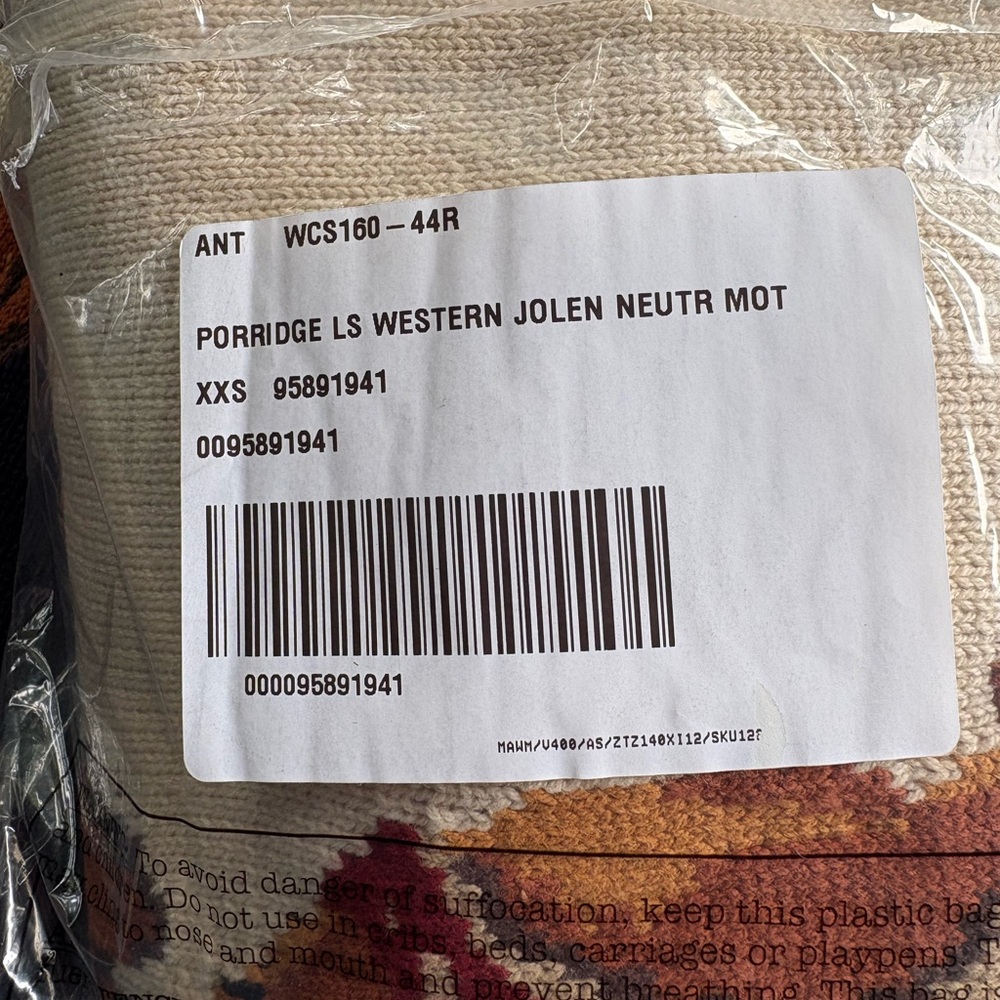 Anthropologie Porridge Western Jolene Pullover Jumper Dog 🐶 Sweater - Picture 6 of 7